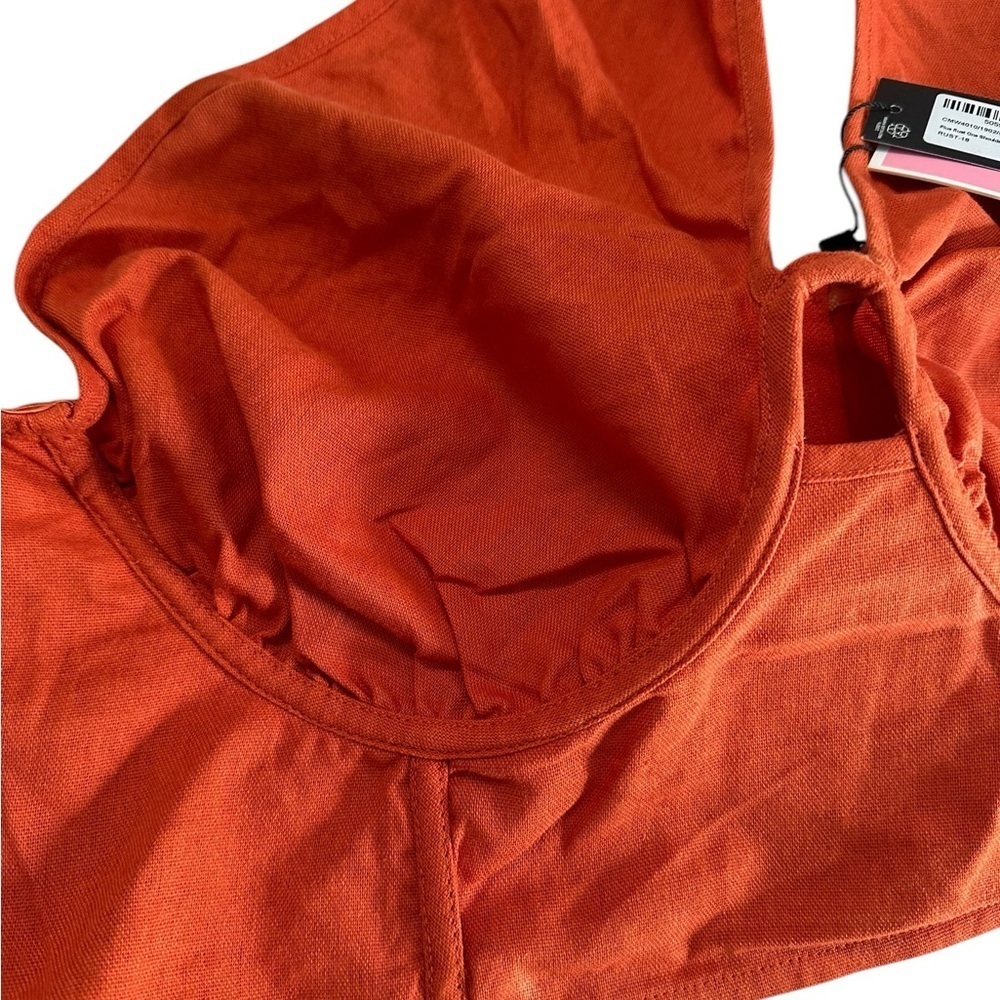 Pretty Little Thing Plus Rust One Shoulder Corset… - image 6